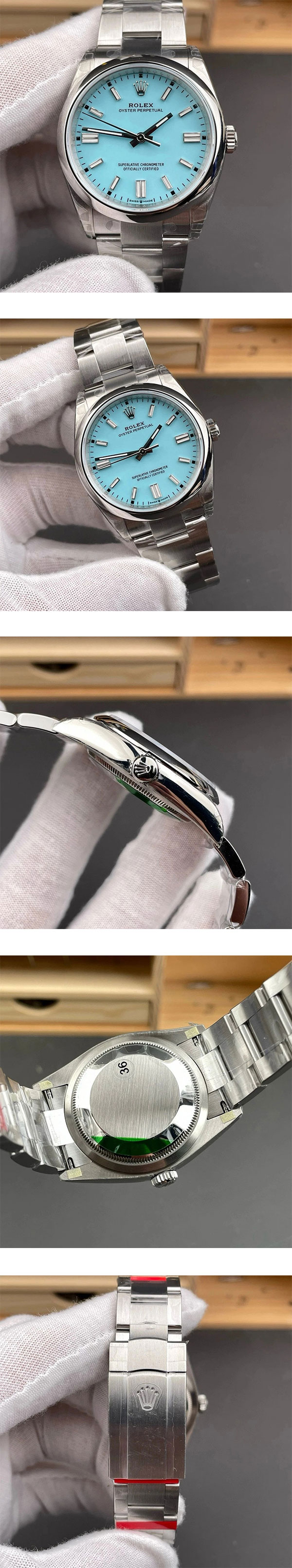 【VS製人気ロレックスコピー】126000 オイスターパーペチュアル 36mm 3230搭載 スキブルー